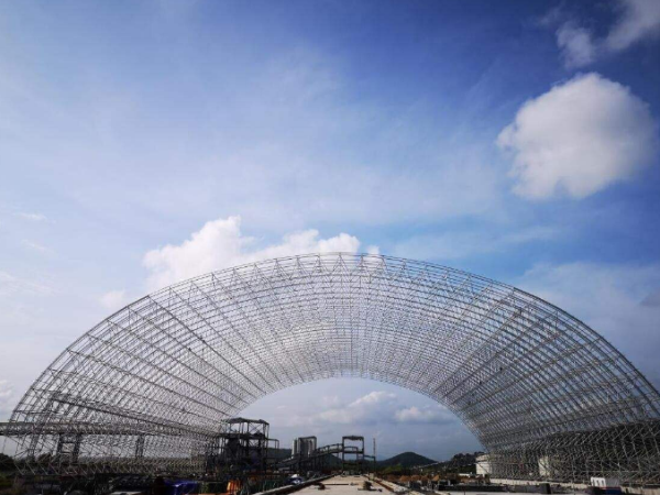 万宁煤棚网架加工厂案例